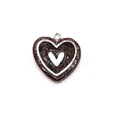 Opaque Resin Pendants RESI-CJC0017-07-1
