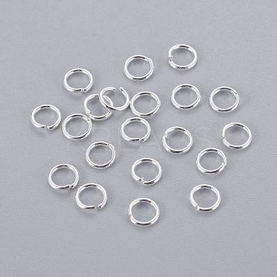 Tarnish Resistant 304 Stainless Steel Open Jump Rings STAS-E464-09L-S-1