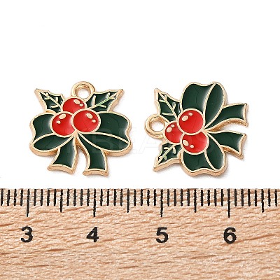 Alloy Enamel Pendants ENAM-I061-01KCG-23B-1