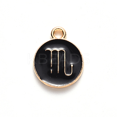 Alloy Enamel Pendants LS-ENAM-S124-01A-08L-1