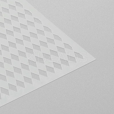 Geometric Plastic Reusable Painting Stencils DIY-E021-02C-1