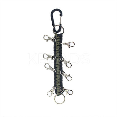 Alloy Rock Climbing Carabiners & Swivel Clasps LS-KEYC-WH0027-97B-1