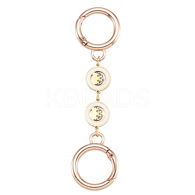 304 Stainless Steel Enamel Bag Extension Chains AJEW-TAC00018-1