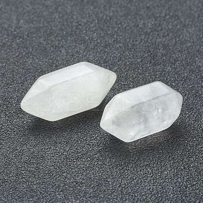 Faceted No Hole Natural Quartz Crystal Healing Stones X-G-K034-20mm-17-1