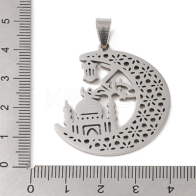 Non-Tarnish 201 Stainless Steel Pendants STAS-S126-06P-1