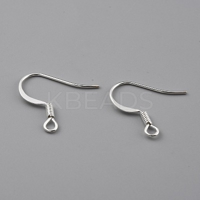 Brass Earring Hooks X-KK-O131-08S-1