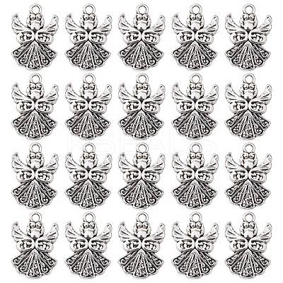 Tibetan Style Alloy Pendants TIBEP-YW0001-51-1