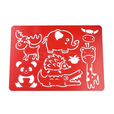 Plastic Drawing Painting Stencils Templates DIY-XCP0001-53-1