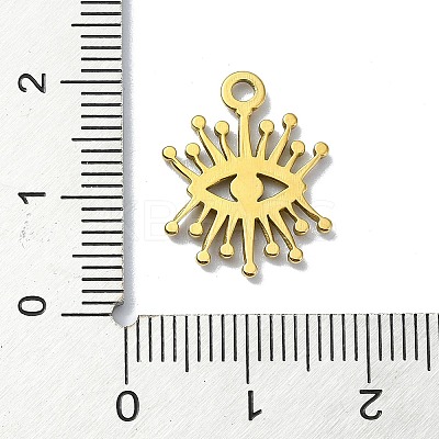 Ion Plating(IP) 304 Stainless Steel Pendants STAS-B058-17G-02-1