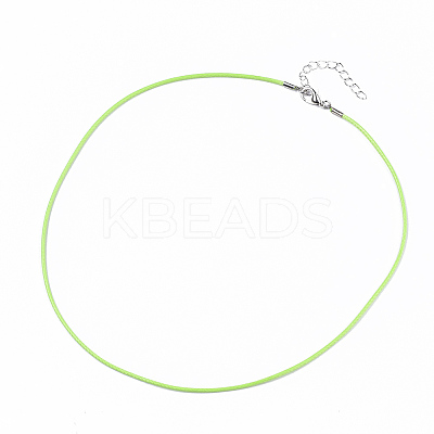 Waxed Cotton Cord Necklace Making MAK-S032-1.5mm-B05-1