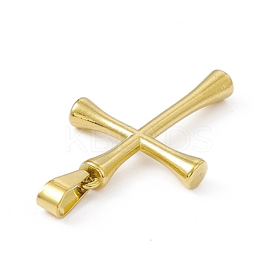PVD Vacuum Plating 304 Stainless Steel Pendants STAS-P315-02G-1