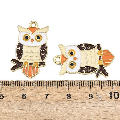 Thanksgiving Theme Alloy Enamel Pendants X-FIND-I065-04A-G-1