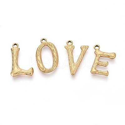 26Pcs 304 Stainless Steel Pendants STAS-T064-74G-1
