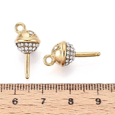 Ion Plating(IP) 304 Stainless Steel Rhinestone Pendants STAS-N109-260G-1