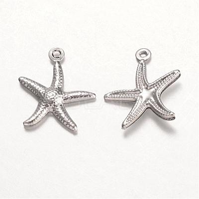 Tarnish Resistant 316 Surgical Stainless Steel Pendants STAS-K096-11P-1