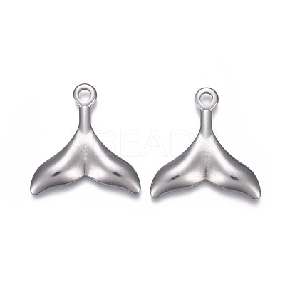 Tarnish Resistant 304 Stainless Steel Pendants STAS-F207-06P-B-1
