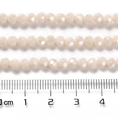 Electroplate Opaque Glass Beads Strands LS-EGLA-A035-P4mm-A05-1