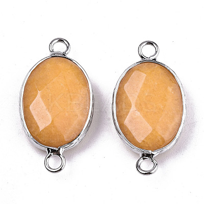 Natural White Jade Links/Connectors G-T131-102-26-1