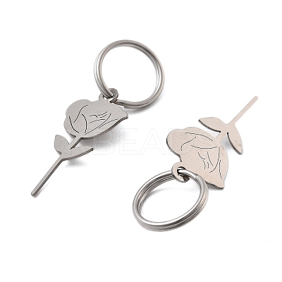 304 Stainless Steel Keychain KEYC-V001-01P-1
