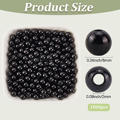 ABS Plastic Imitation Pearl Beads KY-SP0001-58B-1