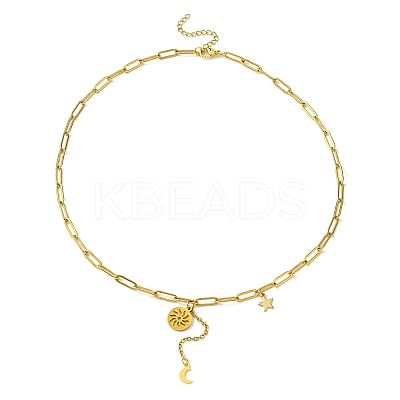 304 Stainless Steel Lariat Necklaces NJEW-JN04607-1