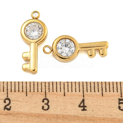 304 Stainless Steel Pendants STAS-L080-013G-1