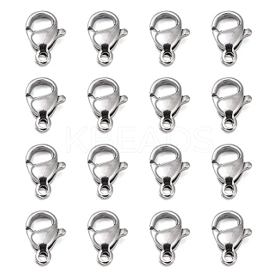 Tarnish Resistant Polished 316 Surgical Stainless Steel Lobster Claw Clasps LS-STAS-R072-11A-1