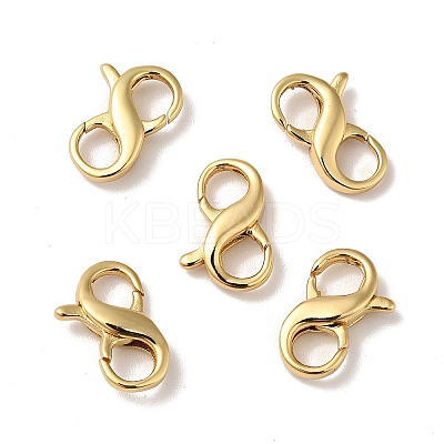 Brass Lobster Claw Clasps KK-J301-24G-1