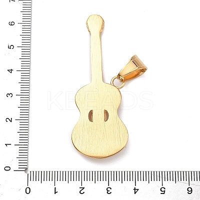 316 Surgical Stainless Steel Rhinestone Big Pendants STAS-P412-01G-1