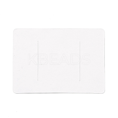 Rectangle Paper Hair Clip Display Cards DIY-B061-02B-1