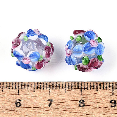 Handmade Lampwork Beads Strands LAMP-N021-015A-14-1