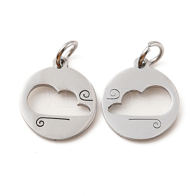 Non-Tarnish 304 Stainless Steel Charms LS-STAS-D050-07P-06-1