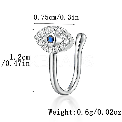 Fashionable S925 Silver Nose Clip with Star IM7825-2-1