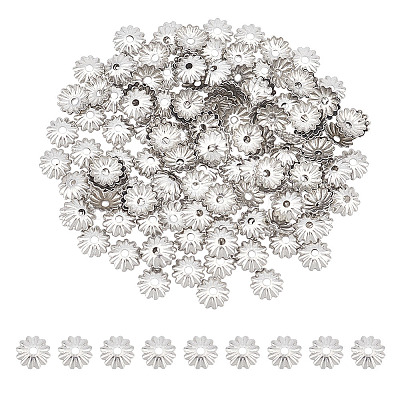 304 Stainless Steel Bead Caps STAS-UN0042-46-1