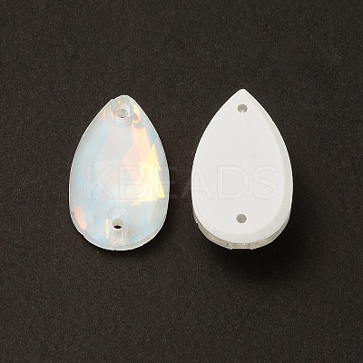 Mocha Effect Teardrop Shape Sew on Rhinestone GLAA-A024-04B-001AM-1