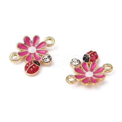 Zinc Alloy Enamel Connector Charms FIND-TAC0009-23KCG-03-1