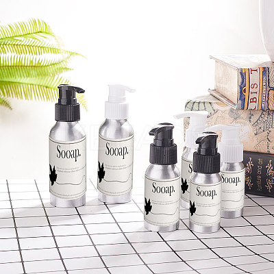 50ml Aluminium Lotion Pump Bottle LS-MRMJ-WH0037-11B-01-1