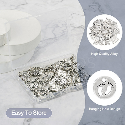116pcs 29 style  Style Tibetan Style Alloy Pendants TIBE-TA0001-31-1