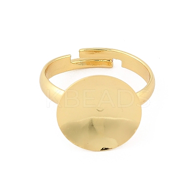 Brass Adjustable Ring Components KK-A272-09G-1