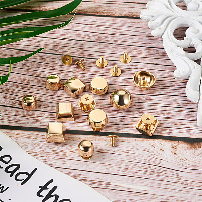 12Pcs 6 Styles Alloy Decoration Rivets DIY-TA0011-08-1