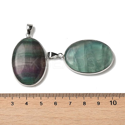 Natural Fluorite Pendants G-M415-01P-04-1