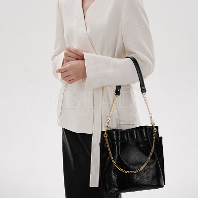 PU Leather & Metal Bag Handles PURS-WH0816-001B-1