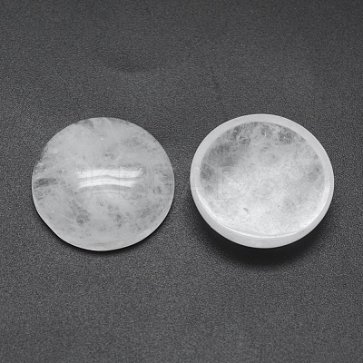 Natural Quartz Crystal Cabochons G-E492-A-01-1