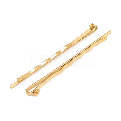 304 Stainless Steel Hair Bobby Pins Findings STAS-F329-02A-G-1