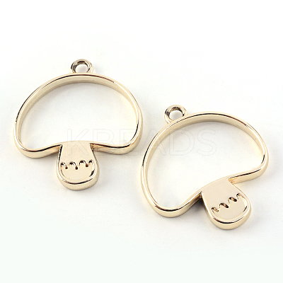 Rack Plating Alloy Open Back Bezel Pendants LS-X-PALLOY-S047-35E-FF-1
