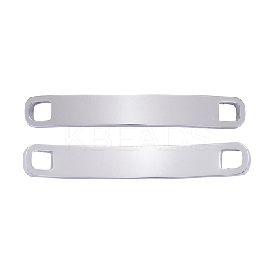 Tarnish Resistant 304 Stainless Steel Curve Bar Links Connectors STAS-I140-35S-1