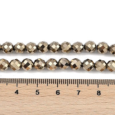 Electroplated Synthetic Non-magnetic Hematite Beads Strands G-H072-B01-01-1
