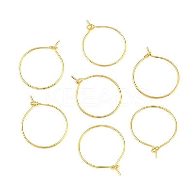 Brass Wine Glass Charm Rings X-EC067-1G-1