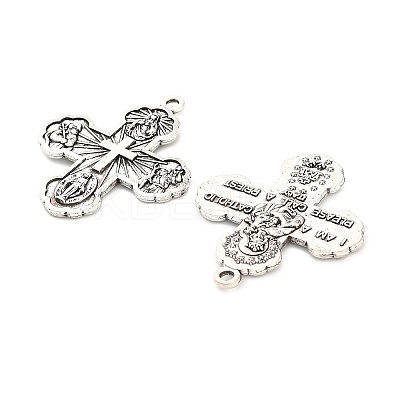 Tibetan Style Alloy Pendants FIND-C083-02A-AS-1