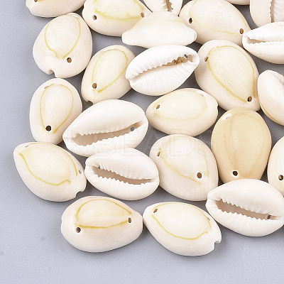 Cowrie Shell Links Connectors LS-X-SSHEL-Q310-01D-02-1